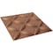 Ekena Millwork 19 5/8in. W x 19 5/8in. H Wallflower EnduraWall Decorative 3D Wall Panel Covers 2.67 Sq. Ft. WP20X20WACAC - alternate 4